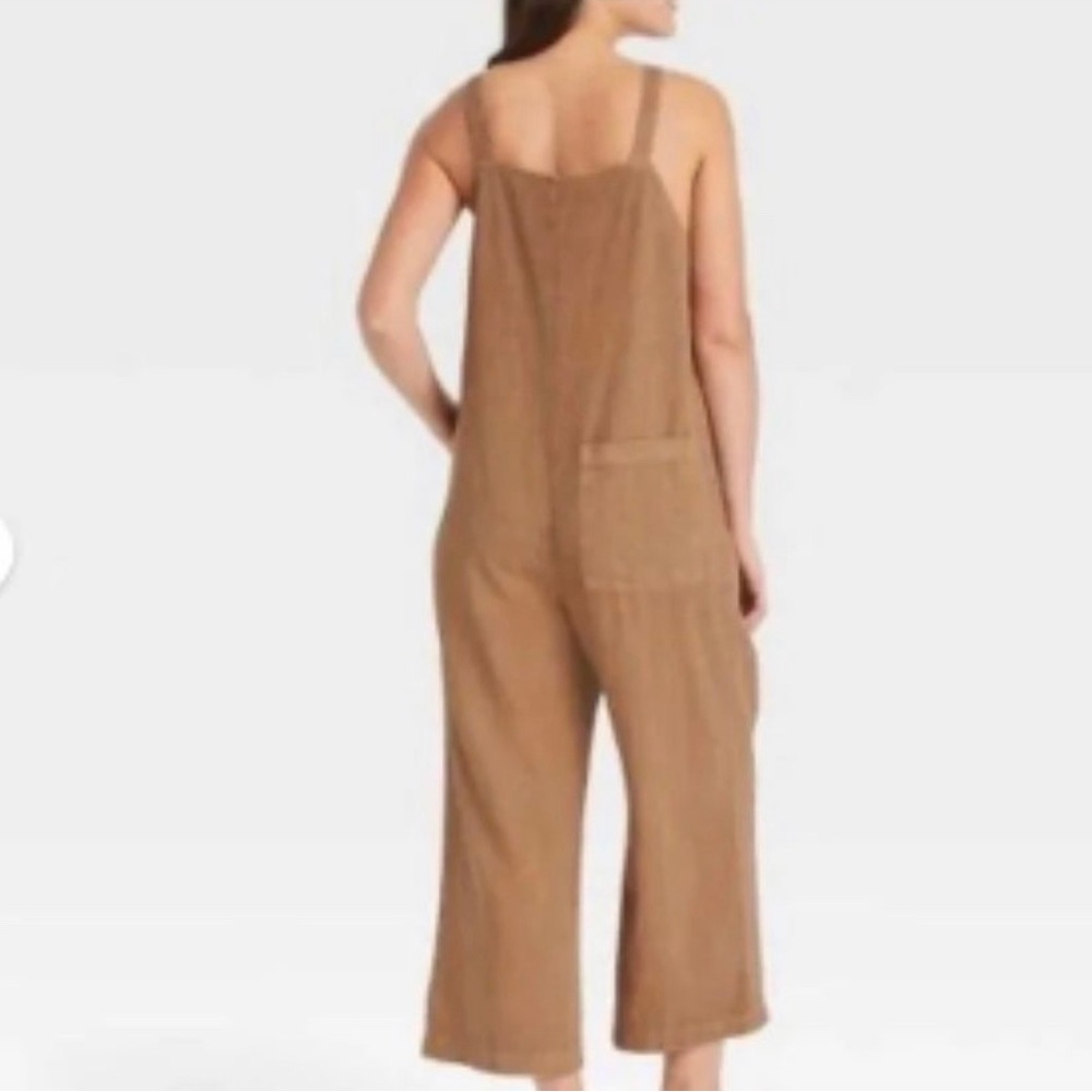 Women's Utility Cropped Jumpsuit - Universal Thread Rust-XS 0-2 - Picture 2 of 7